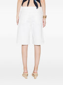 Closed Cotton Bermuda Shorts