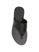 Manebi Leder-Tanga-Sandalen