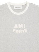 Ami Paris Logo Cotton T Shirt