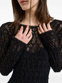 Forte Forte Langes Spitzenkleid