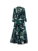 Samantha Sung Aster Midikleid aus Baumwolle