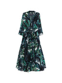 Samantha Sung Aster Midikleid aus Baumwolle