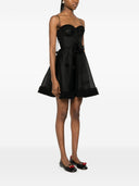 Zimmermann Luna Minikleid aus Leinen und Seide