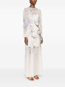 Zimmermann Luna bedrucktes langes Kleid