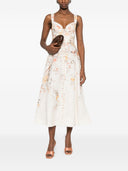 Zimmermann Luna Linen Midi Dress