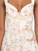 Zimmermann Luna Linen Midi Dress