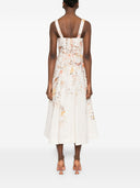 Zimmermann Luna Linen Midi Dress
