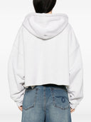Kurzer Kapuzenpullover aus Baumwolle von Golden Goose
