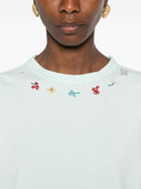 Forte Forte besticktes Baumwoll-T-Shirt