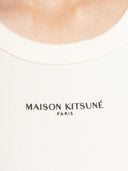 Baumwoll-Tanktop mit Logo von Maison Kitsune