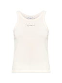 Baumwoll-Tanktop mit Logo von Maison Kitsune
