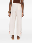 Forte Forte bestickte Baumwollhose