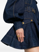 Zimmermann Luna Denim Utility Minikleid