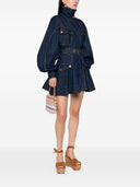 Zimmermann Luna Denim Utility Minikleid