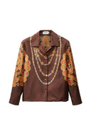 Bedrucktes Seidenhemd von Versace