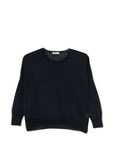Base-Pullover aus Leinen- und Baumwollmischung