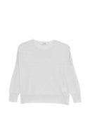 Base-Pullover aus Leinen- und Baumwollmischung