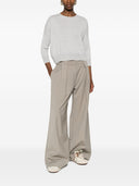 Base-Pullover aus Leinen- und Baumwollmischung