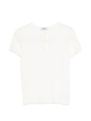 Base-T-Shirt aus Leinen- und Baumwollmischung