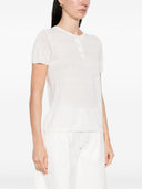 Base-T-Shirt aus Leinen- und Baumwollmischung