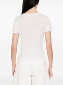 Base-T-Shirt aus Leinen- und Baumwollmischung