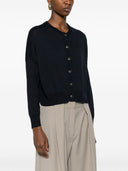 Basic-Cardigan aus Leinen- und Baumwollmischung