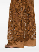 Pantalone Ermanno Firenze Effetto Pelle Scamosciata