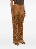 Pantalone Ermanno Firenze Effetto Pelle Scamosciata