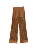 Pantalone Ermanno Firenze Effetto Pelle Scamosciata