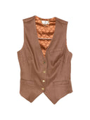 Elisabetta Franchi Linen Blend Vest