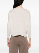 Maglione in misto lino e cotone