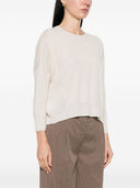Maglione in misto lino e cotone