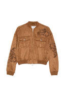 Ermanno Firenze Bomberjacke mit Wildledereffekt
