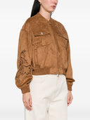 Ermanno Firenze Bomberjacke mit Wildledereffekt