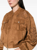 Ermanno Firenze Bomberjacke mit Wildledereffekt