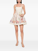 Zimmermann Alchemy Linen And Silk Mini Dress