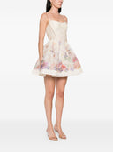 Zimmermann Alchemy Linen And Silk Mini Dress
