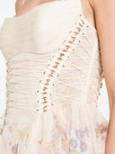Zimmermann Alchemy Linen And Silk Mini Dress