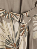 Brunello Cucinelli bedrucktes Baumwollkleid