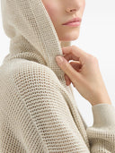Brunello Cucinelli Strickjacke mit Kapuze aus Baumwolle
