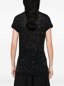 Top con scollo a V decorato di Fabiana Filippi