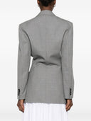 Die einreihige Jacke aus Wollmischung von Attico Fashion