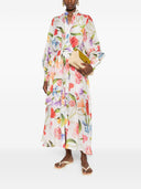 Lavi bedrucktes langes Kleid