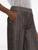 Via Masini 80 Pinstriped Trousers