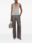 Via Masini 80 Pinstriped Trousers