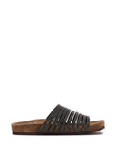 Flache Sandalen aus Leder von Brunello Cucinelli
