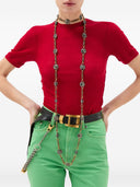 Versace Wollpullover mit Rundhalsausschnitt