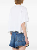Sport Max verziertes Baumwoll-T-Shirt