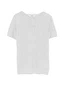 Base Linen And Cotton Blend T Shirt