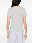 Base Linen And Cotton Blend T Shirt